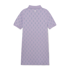 Đầm MLB Women's Classic Monogram Collar Dress Boston Red Sox L.Lavender