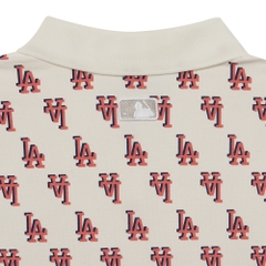 Đầm MLB Women's Classic Monogram Collar Dress LA Dodgers Cream