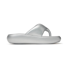 Dép MLB Korea Base Flip Flop Silver New York Yankees Grey