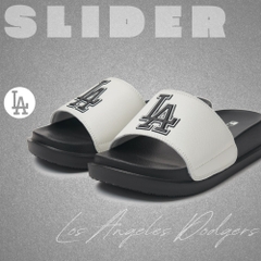 Dép MLB Korea Chunky Mound Basic LA Dodgers Ivory