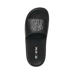 Dép MLB Korea Chunky Mound Basic New York Yankees Black