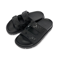 Dép MLB Chunky Bouncer Two Strap New York Yankees Black