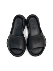 Dép MLB Pepper Slide New York Yankees Black