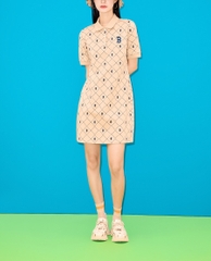 Sandals MLB BigBall Chunky Mask Diamond Monogram Boston Red Sox Cream