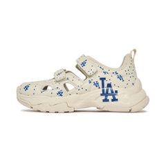Sandals MLB BigBall Chunky Mask Diamond Monogram LA Dodgers Cream