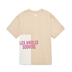 Áo thun MLB Pop Art Graphic Mega Overfit Short Sleeve LA Dodgers L.Sand