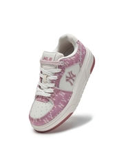 Giày MLB Chunky Liner Denim Mono SL New York Yankees Pink