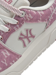 Giày MLB Chunky Liner Denim Mono SL New York Yankees Pink