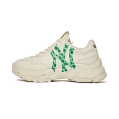 Giày MLB BigBall Chunky Cube Monogram New York Yankees Ivory