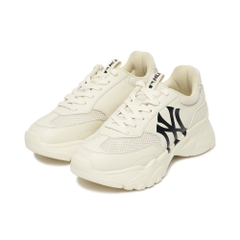 Giày MLB Bigball Chunky Mesh New York Yankees Cream