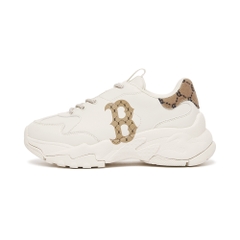Giày MLB BigBall Chunky Mono Heel Boston Red Sox D.Beige