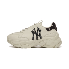Giày MLB BigBall Chunky Mono Heel New York Yankees Black