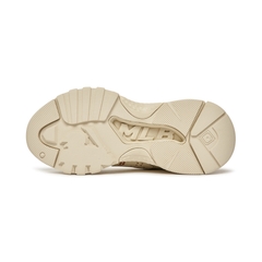 Giày MLB BigBall Chunky Saffiano Diamond Monogram Boston Red Sox Beige