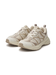 Giày MLB Korea Ace Runner V2 New York Yankees Beige