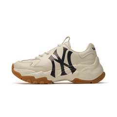 Giày MLB Korea BigBall Chunky A New York Yankees Beige