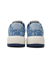 Giày MLB Korea Chunky Liner Denim Classic Mono New York Yankees Blue