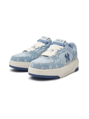 Giày MLB Korea Chunky Liner Denim Classic Mono New York Yankees Skyblue