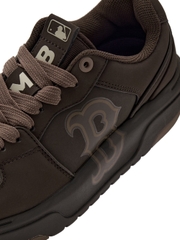 Giày MLB Korea Chunky Liner Nubuck Boston Red Sox Brown