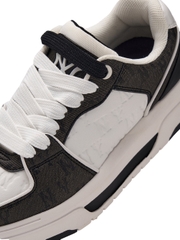 Giày MLB Korea Chunky Liner Classic Mono New York Yankees Black