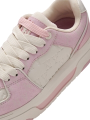 Giày MLB Korea Chunky Liner Classic Mono New York Yankees Pink