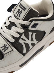 Giày MLB Cổ Cao Chunky Liner Mid Denim New York Yankees Grey