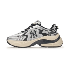 Giày MLB Korea Curve Runner New York Yankees Silver [Karina PICK]