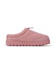 Giày MLB Korea Plush Quilted Mule LA Dodgers Pink