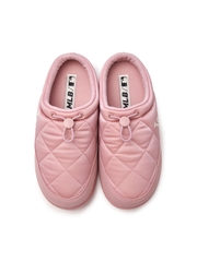 Giày MLB Korea Plush Quilted Mule LA Dodgers Pink