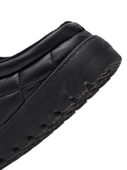 Giày MLB Korea Plush Quilted Mule New York Yankees Black