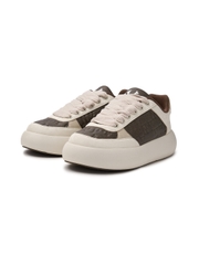 Giày MLB Chunky Classic Base Mono New York Yankees Brown