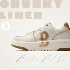 Giày MLB Korea Chunky Liner Basic Boston Red Sox Gold