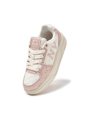 Giày MLB Chunky Liner Embossed Mono Cooperstown New York Yankees Pink