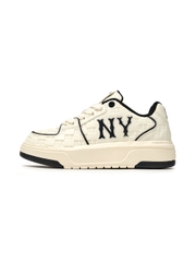 Giày MLB Chunky Liner Embossed Mono Cooperstown New York Yankees Cream