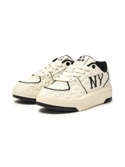 Giày MLB Chunky Liner Embossed Mono Cooperstown New York Yankees Cream