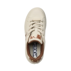 Giày MLB Korea Chunky Classic Base Heel Monogram Boston Red Sox Brown