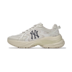 Giày MLB Curve Runner Monogram New York Yankees Ivory