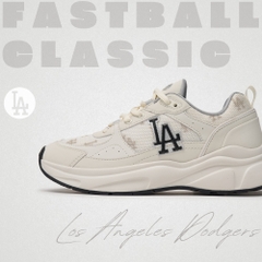 Giày MLB Korea Fastball Classic Monogram LA Dodgers Cream