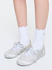 Giày MLB Slick Mary Jane Satin LA Dodgers Silver