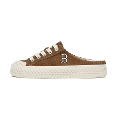 Giày MLB Mule Playball Corduroy FL Boston Red Sox Brown