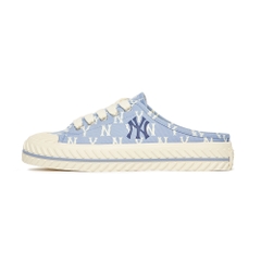 Giày MLB Mule Playball Monogram New York Yankees L.Blue