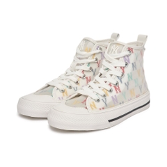 Giày MLB Playball High Monogram Mesh New York Yankees Ivory