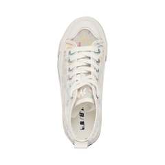 Giày MLB Playball High Monogram Mesh New York Yankees Ivory