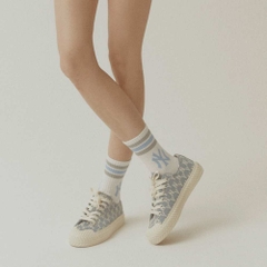 Giày MLB Playball Mono Denim New York Yankees Blue