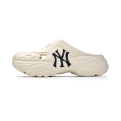 Giày MLB Big Ball Chunky Recovery Mule New York Yankees Ivory