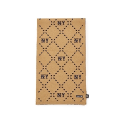 Khăn Quàng Cổ MLB Monogram Scarf Collection New York Yankees Beige