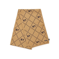 Khăn Quàng Cổ MLB Monogram Scarf Collection New York Yankees Beige