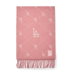 Khăn Quàng Cổ MLB Diamond Monogram Muffler LA Dodgers Pink