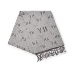 Khăn Quàng Cổ MLB Diamond Monogram Muffler New York Yankees Grey