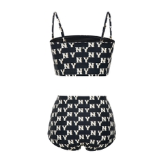 MLB Bikini Set Classic Monogram New York Yankees Black