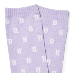 MLB Classic Monogram Socks Boston Red Sox L.Lavender